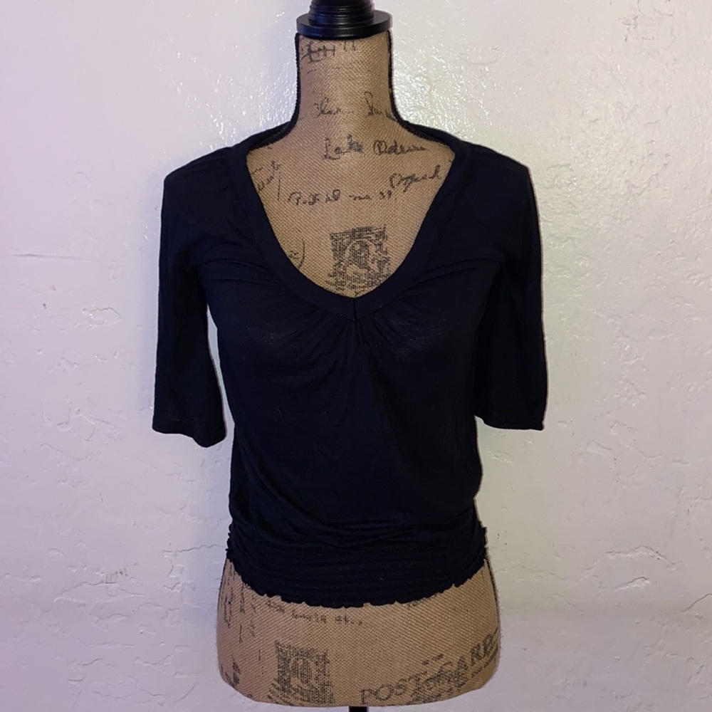 Womens Black Mudd Shirt Size Small